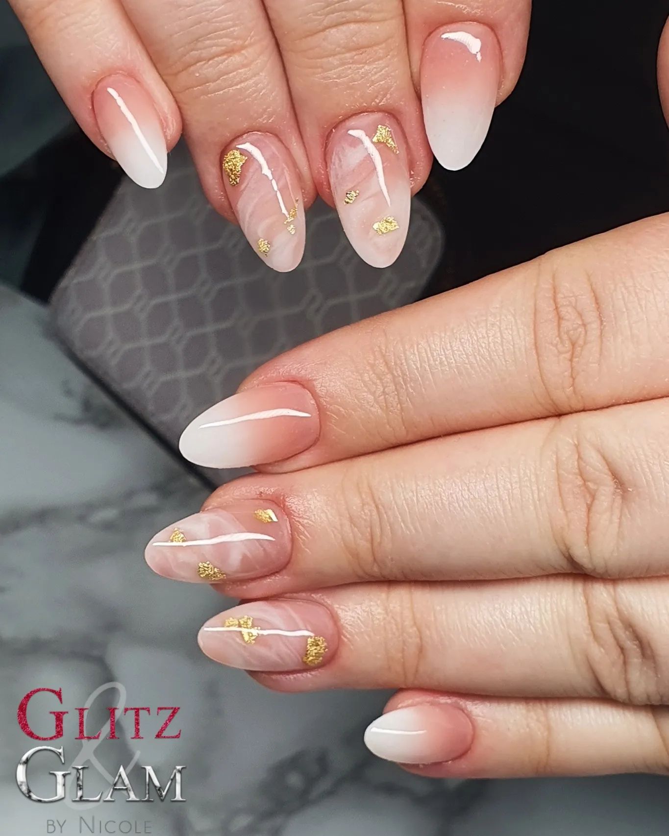 Oval and elegant, this nude manicure will suit women who like cute elegant nails that can work for both prom and office moments.