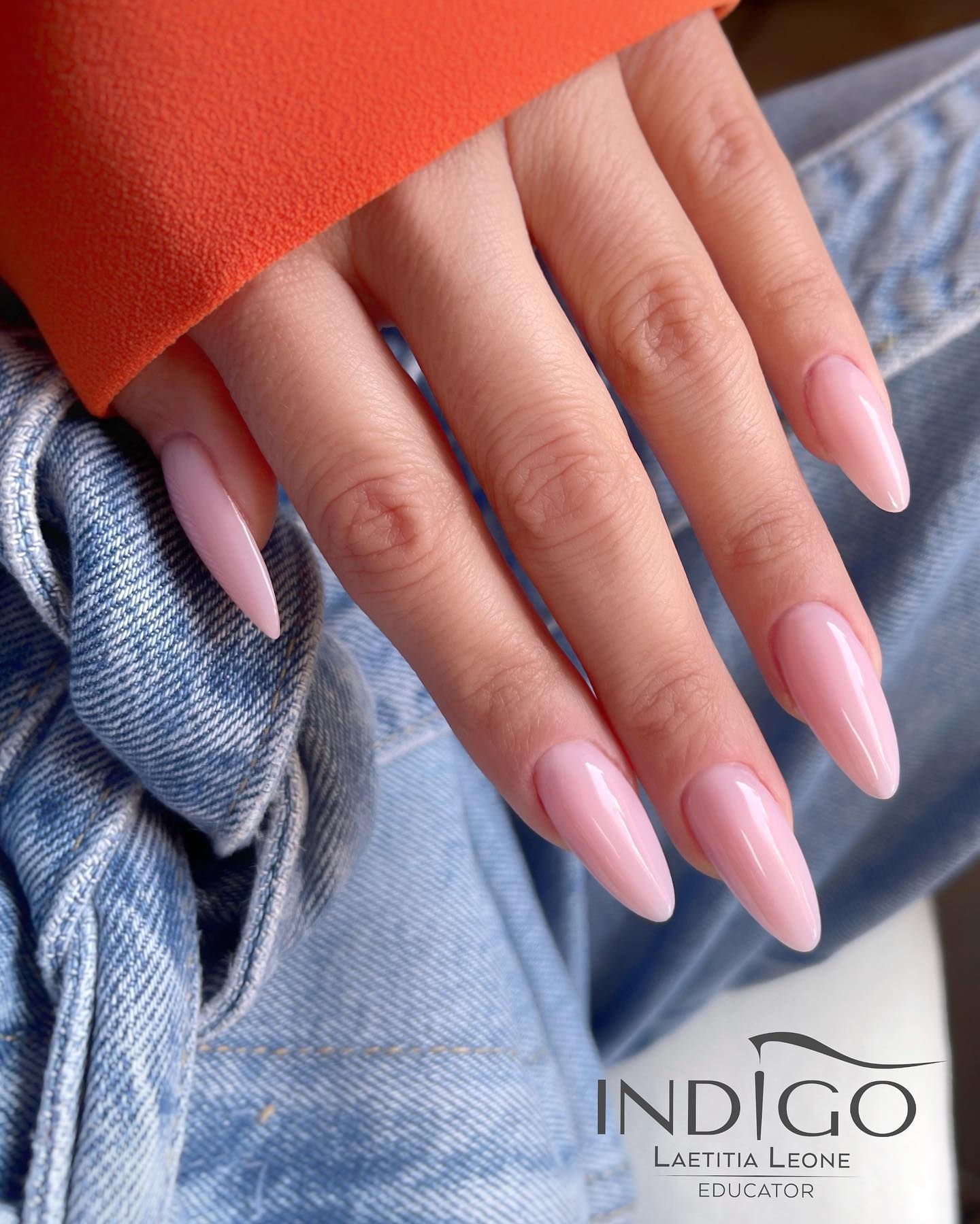 Long nude and acrylic nails such as these will look amazing for the prom season.