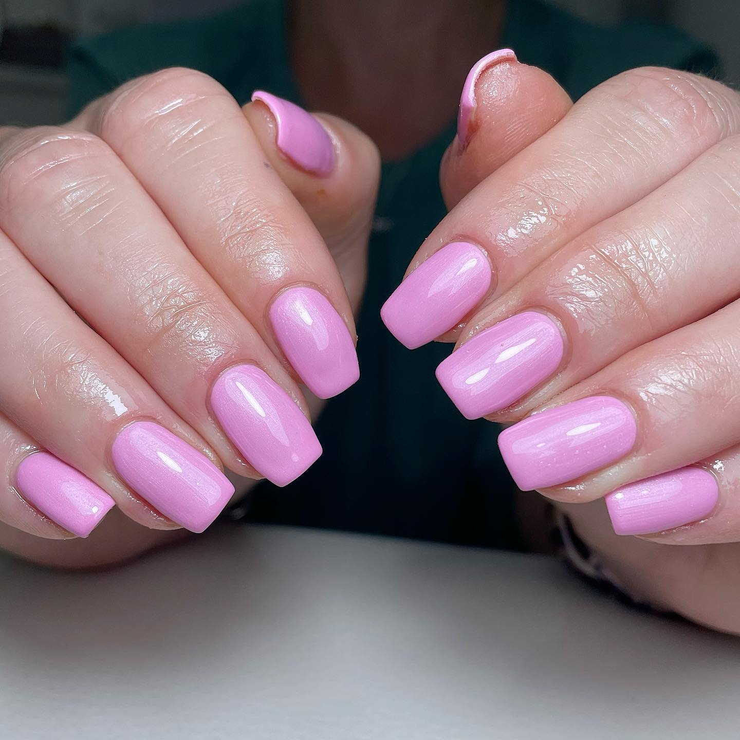 If you prefer and want a lighter shade of pink consider this bubblegum manicure.
