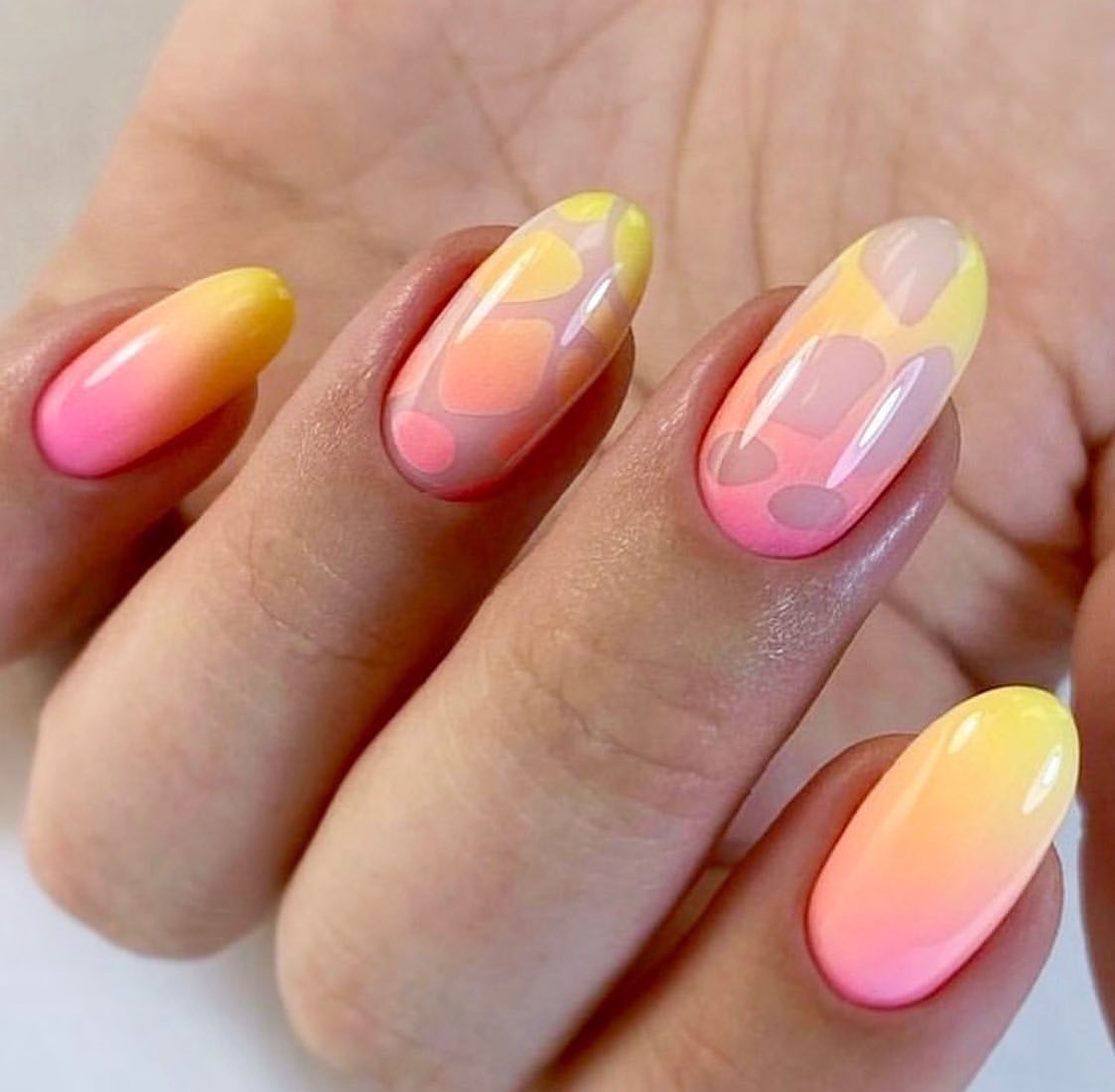 Do you like colorful and bright nails? If so, this broken-up mani is the one for you!
