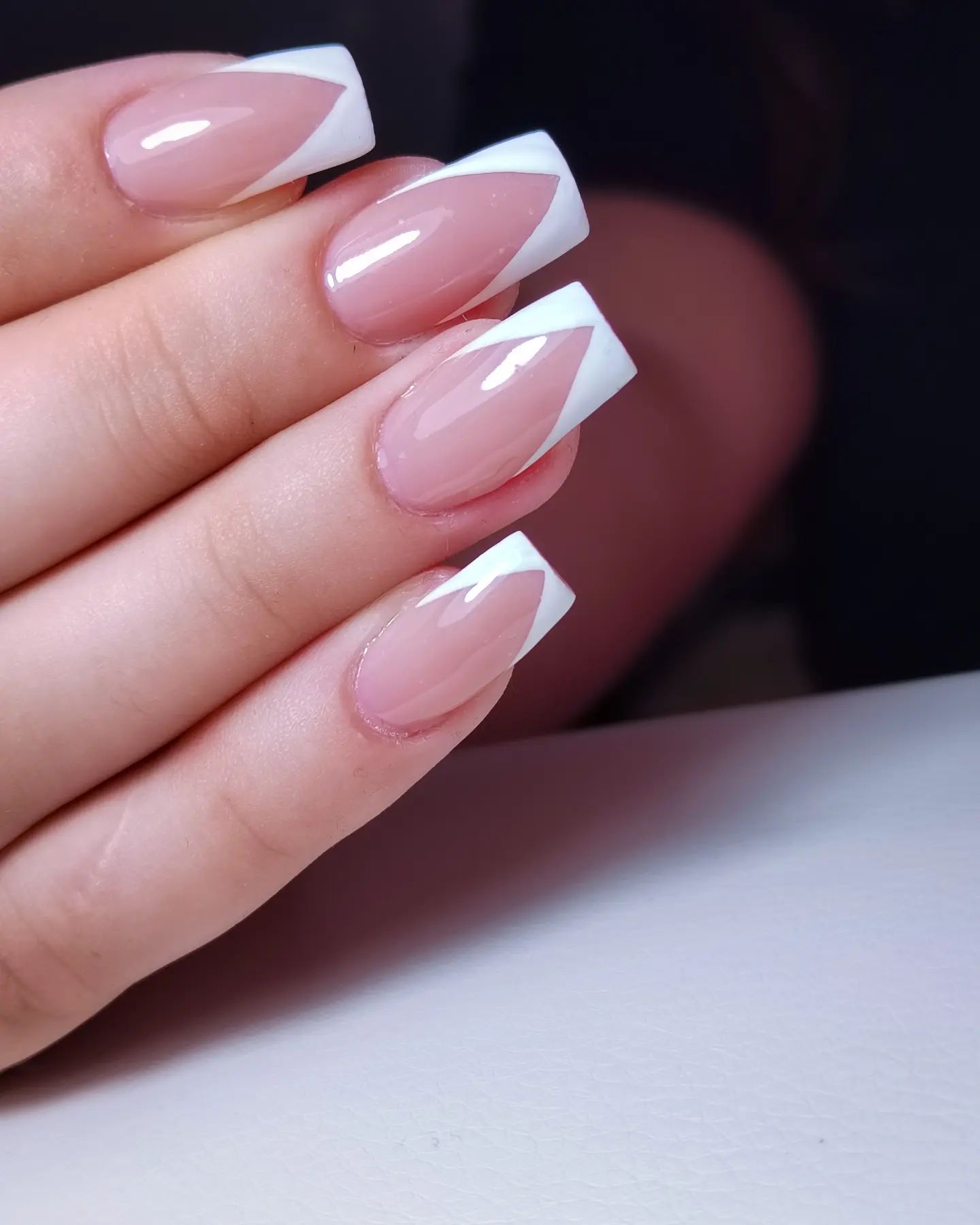 This type and specific shape of a French manicure will look amazing for those who like to switch it up from time to time.