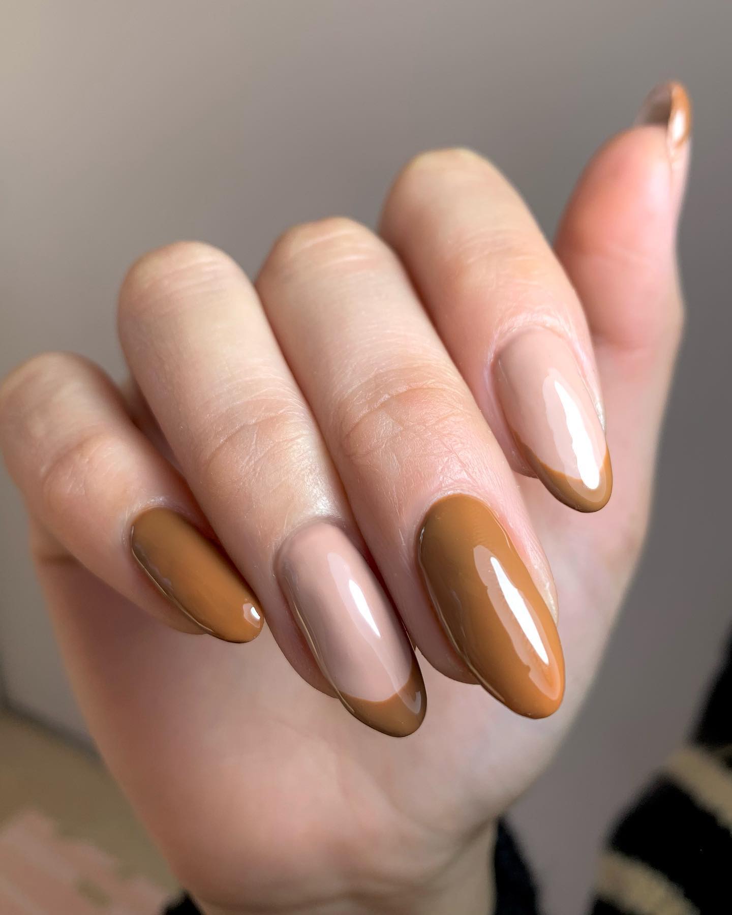 If you enjoy nude or brown nails check out this creation. It is a gorgeous nude option for any season.