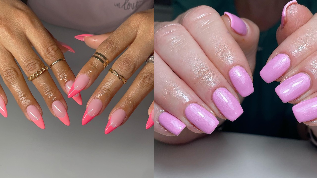 pink nail design 1