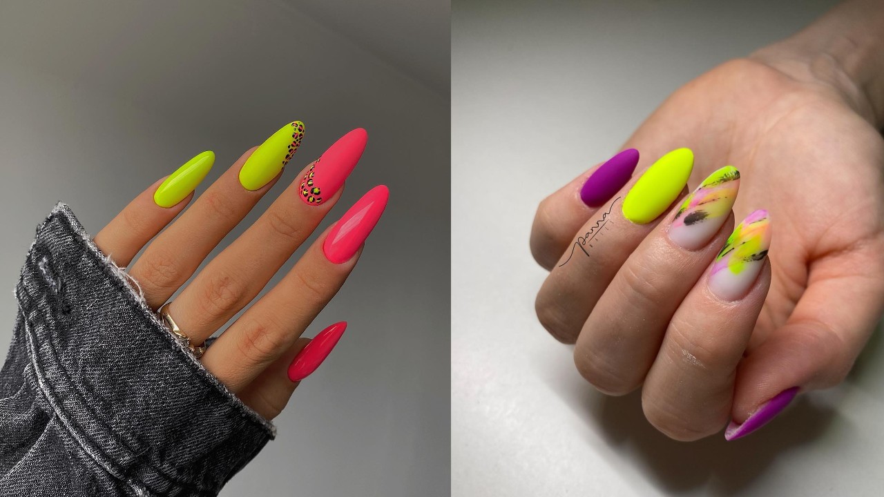 Lime Light- Neon POP Thermal Color Changing Yellow Green Nail Polish  Custom-Blended Indie Glitter Nail Polish / Lacquer