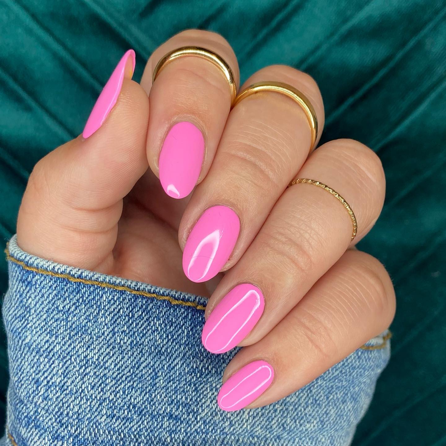 Pink has always been a preferable color for women to apply. All shades of it, especially the baby pink one, is perfect for summer nails.