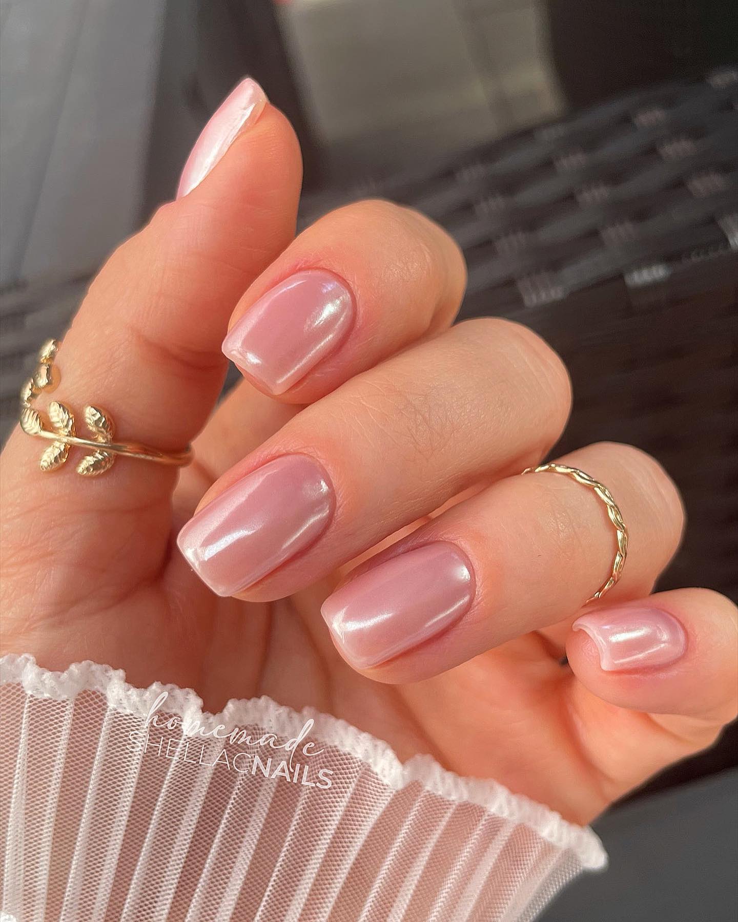 Is nude a summer nail color? Why not? This amazing shade of nude will go well with your nails.