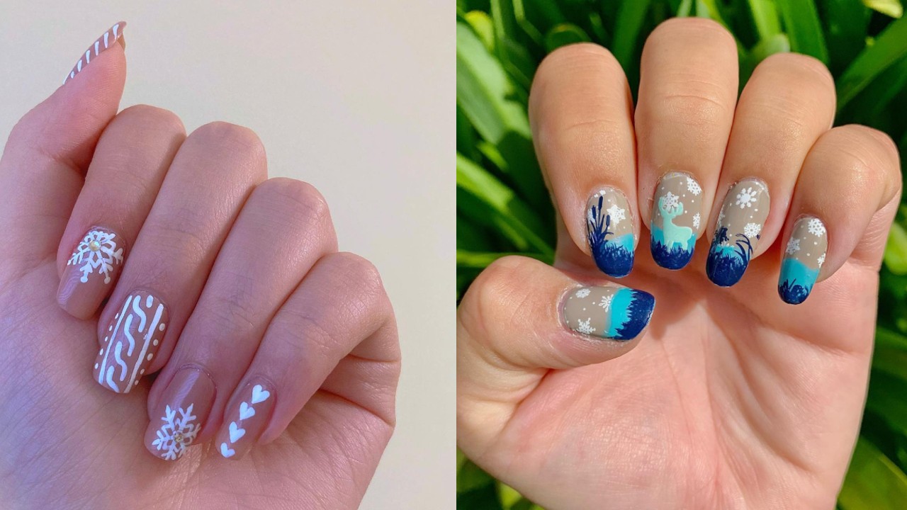 5 pretty winter-themed nail art ideas to try RN