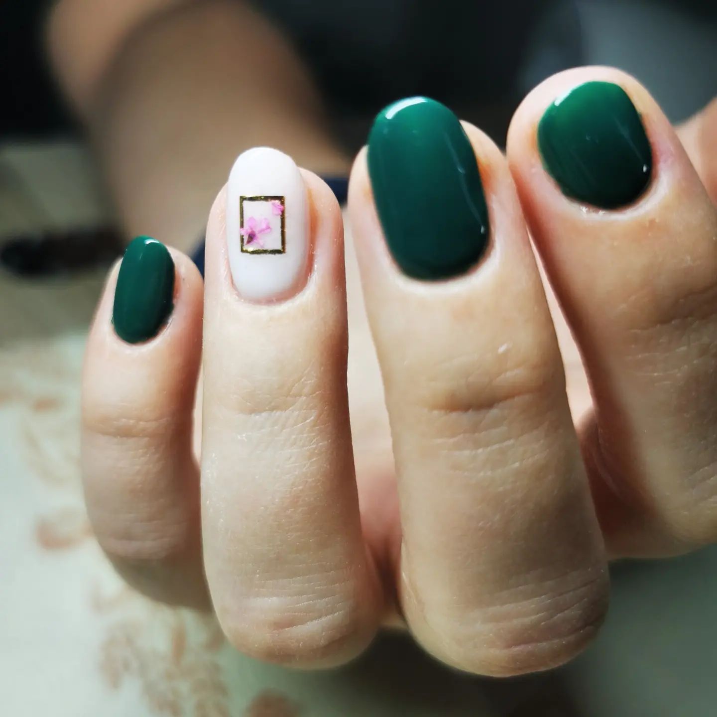 Dark green nails are simply nails that have been painted a dark shade of green. They are often associated with the punk subculture and are sometimes worn by people who want to express their individuality.