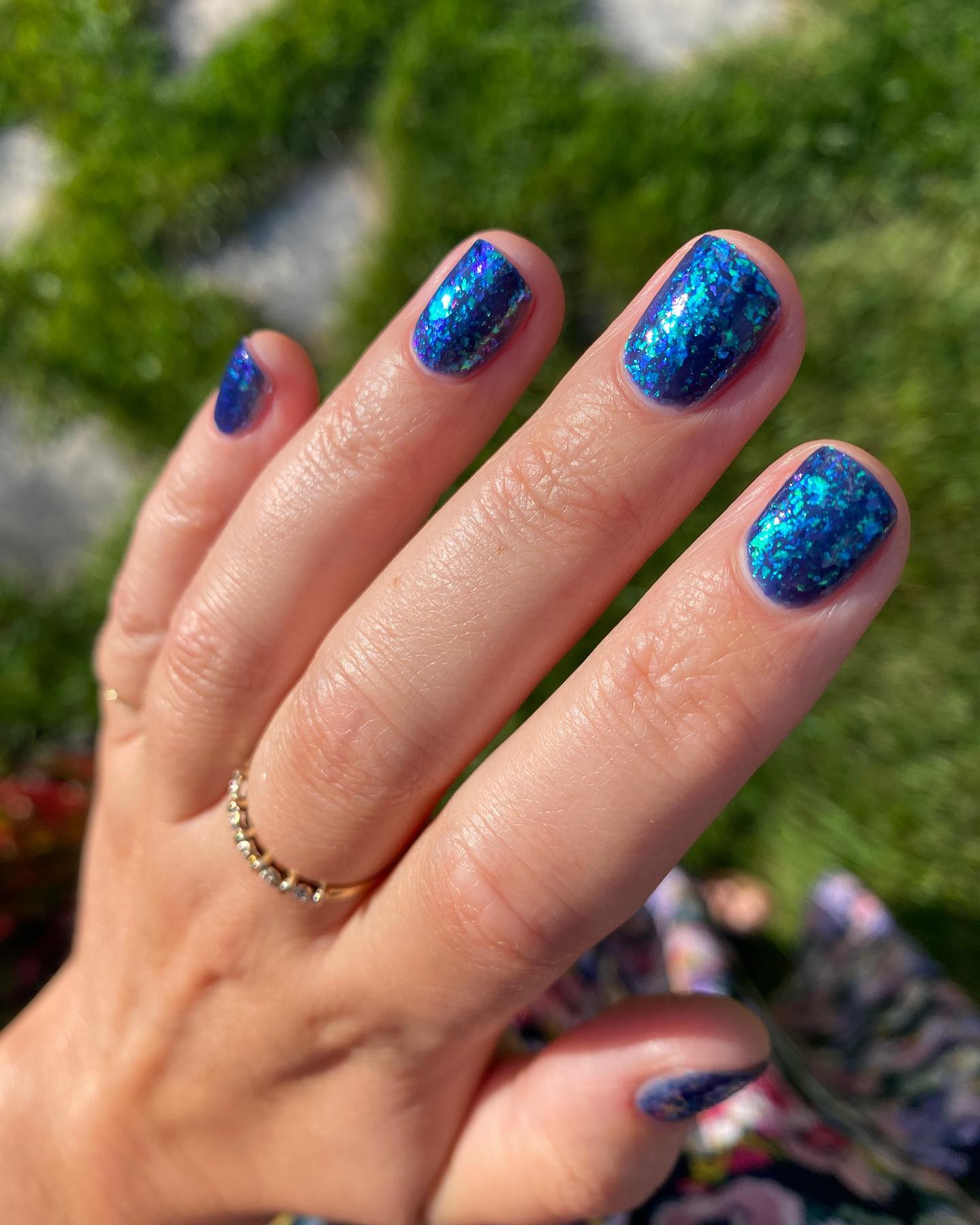 Navy blue glitters are a type of glitter that's very dark and almost looks like it has a hint of black in it. It's a really popular color for people who want to add a little bit of color without going overboard.