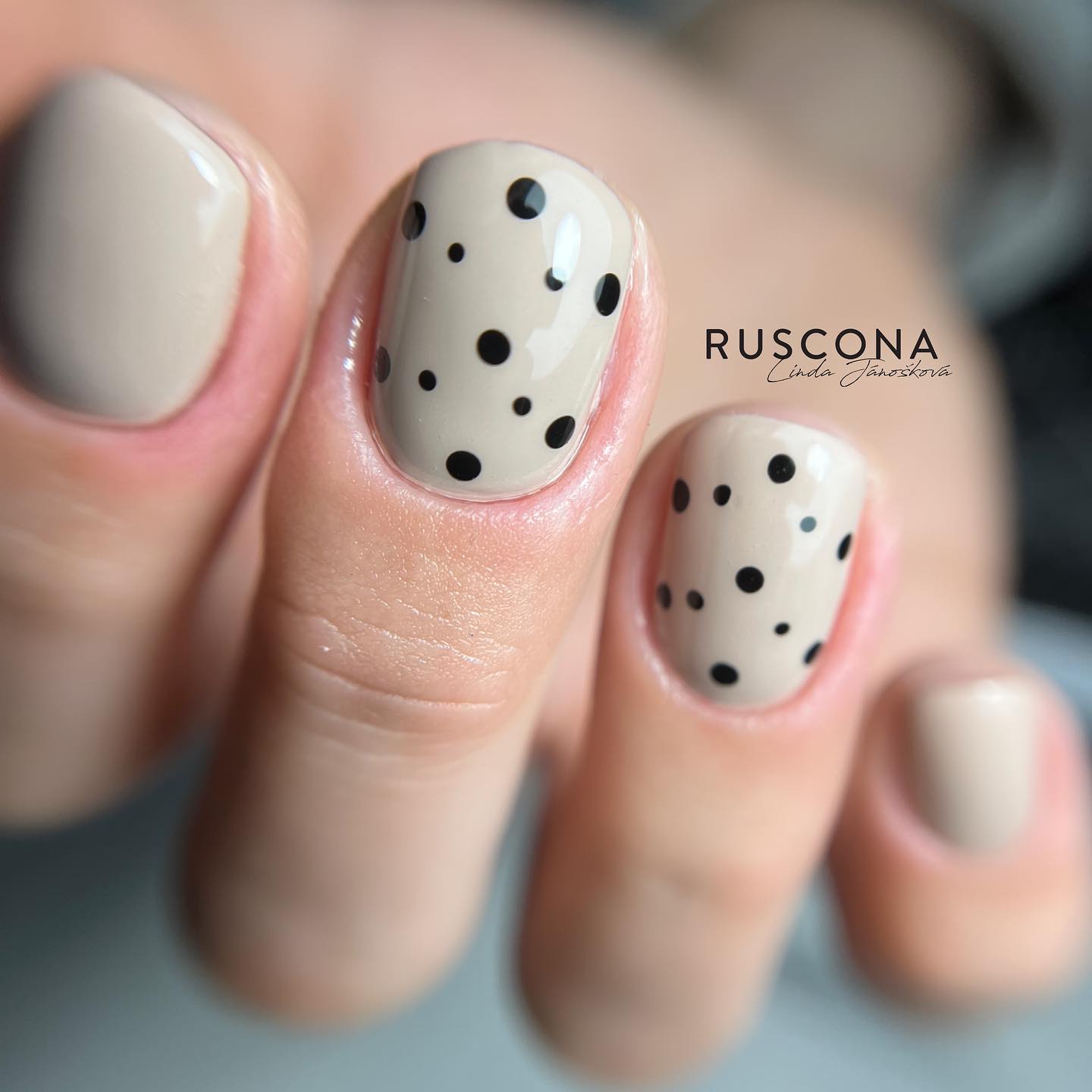 Dots nails are when you put little dots on your nail. They're really fun, and they make your nails look really cute!