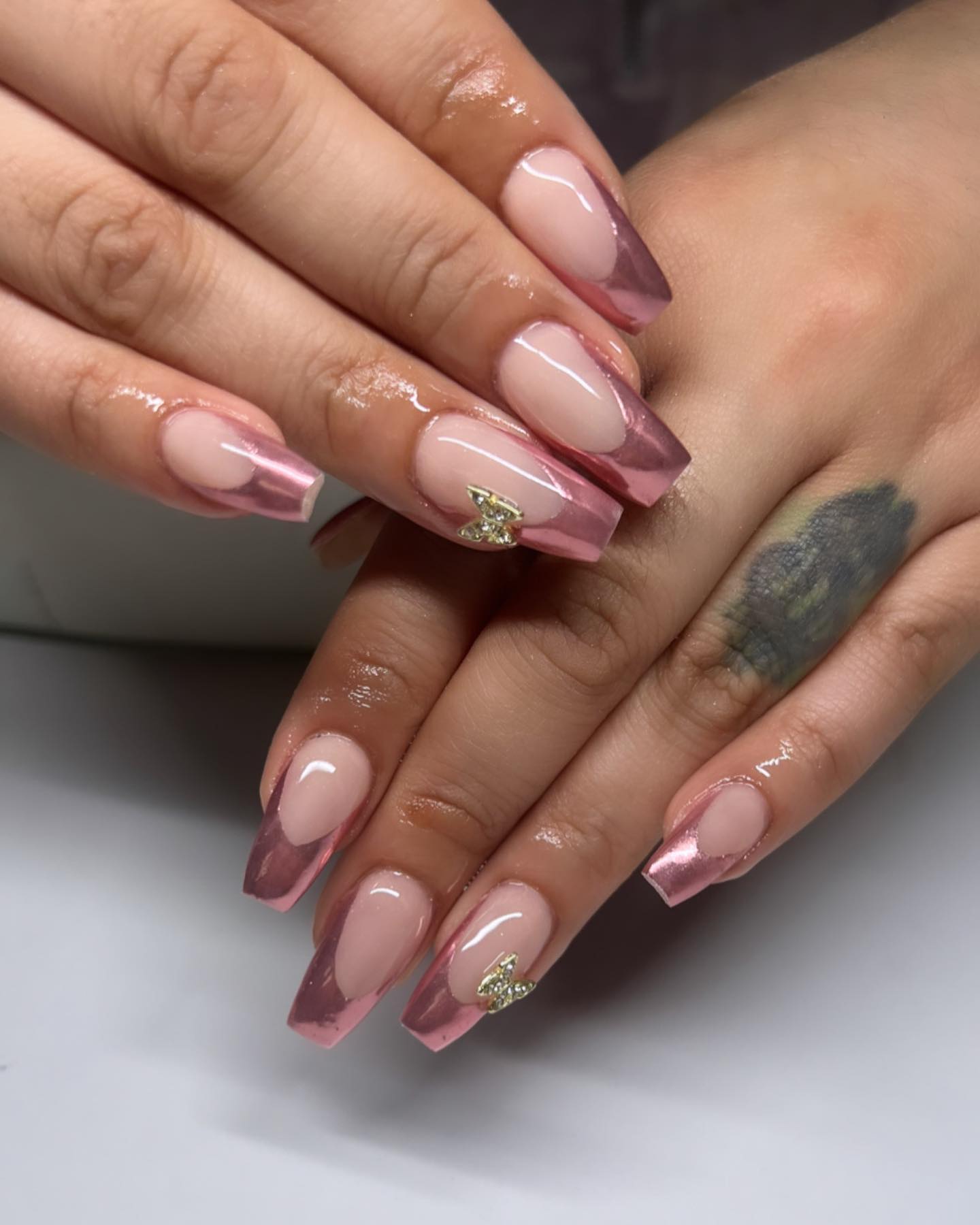 Nails Always Polished: Rose Gold French Manicure