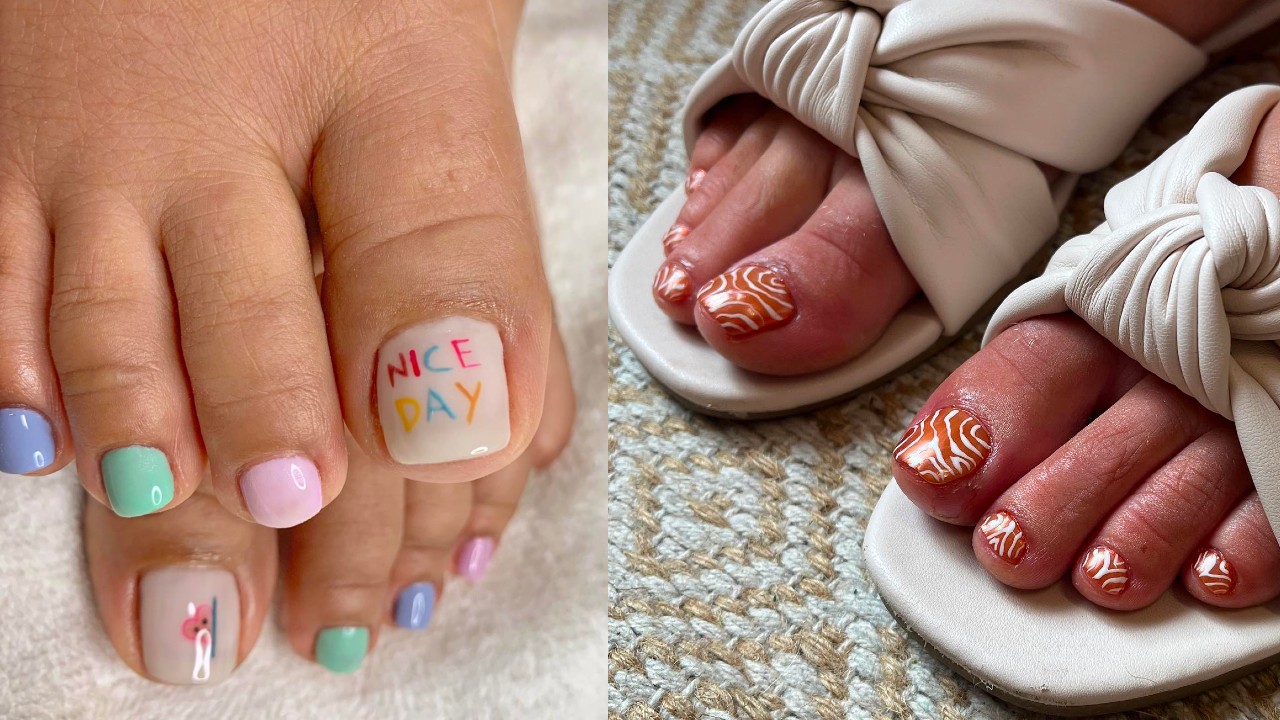 Chic Butterfly Pattern False Toe Nails Primark Full Cover, Short And Flat  Shape, DIY Foot Tips For Manicure In Salon From Bethanyary, $32.34 |  DHgate.Com