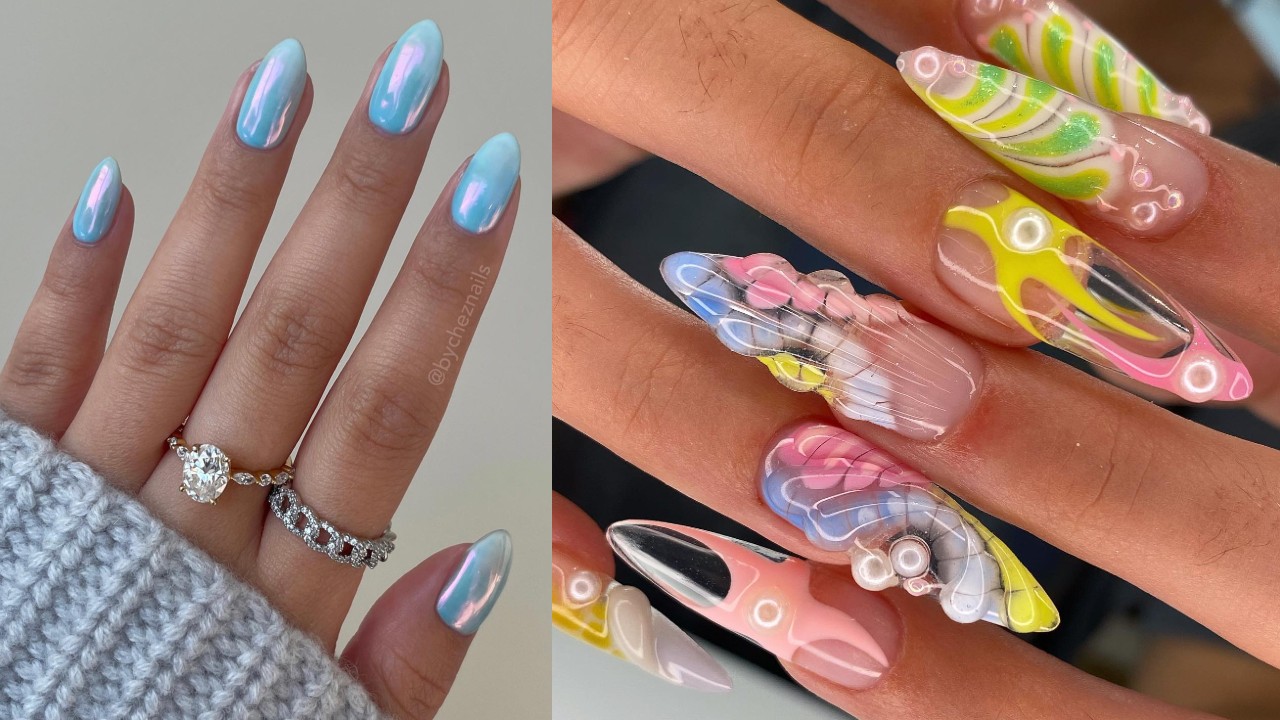 30+ Mermaid Nail Design Ideas for Those Who Love Oceanic Beauty